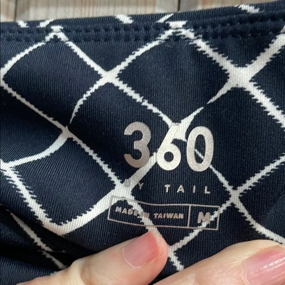 Tail White and Navy Skater/Golf Mini Skirt - Picture 2 of 5